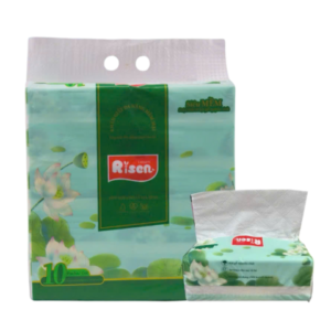Giấy xanh để bàn 10 gói/bịch, 280 tờ/1gói