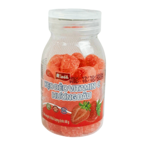 Kẹo dẻo vitamin C hương dâu tây 68g