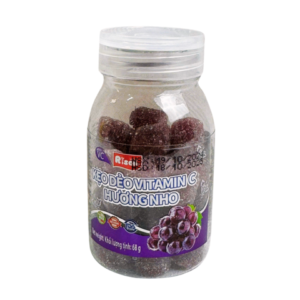 Kẹo dẻo vitamin C hương nho 68g