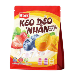 Kẹo dẻo nhân hương trái cây mix vị 350g